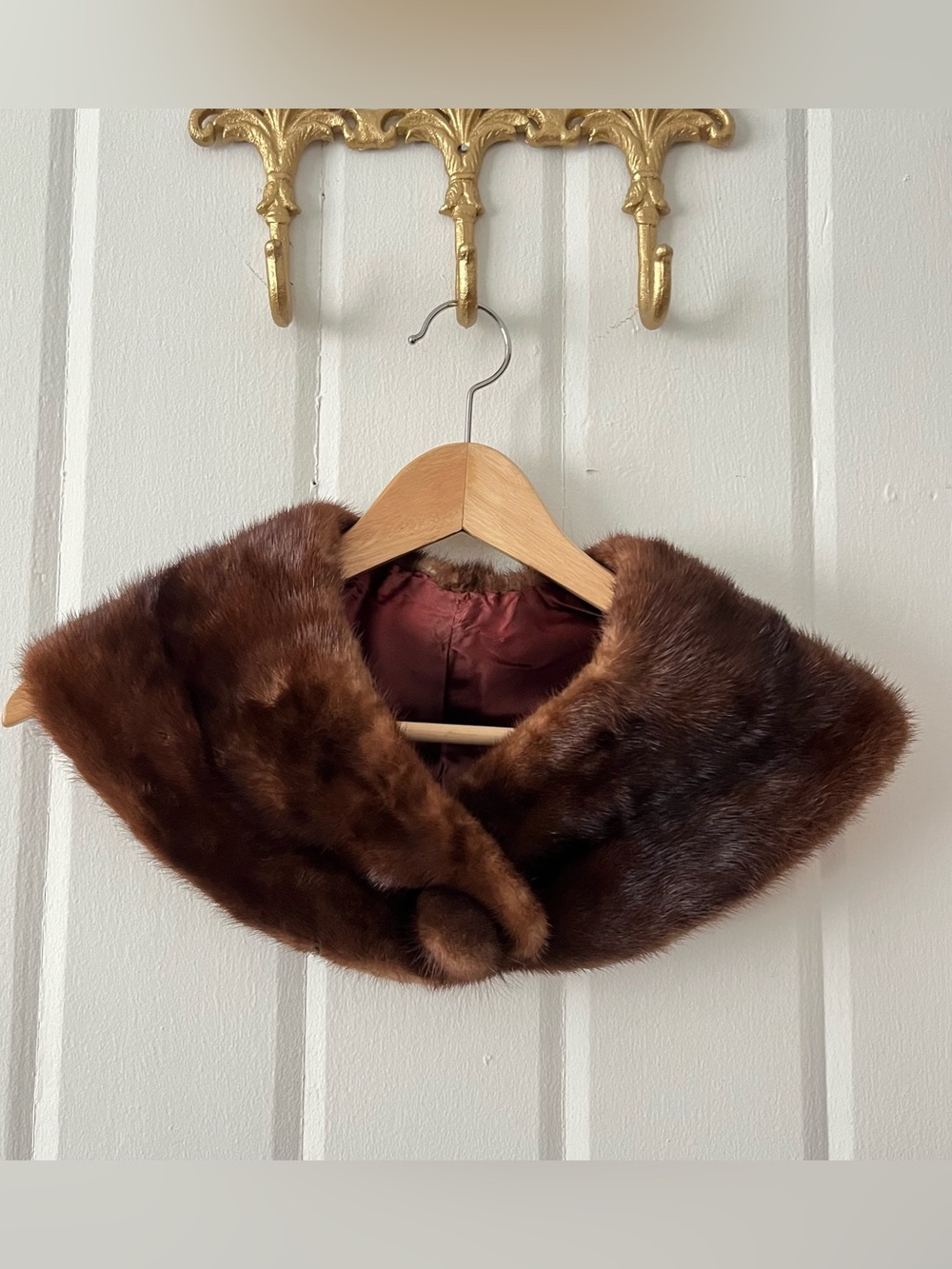 Vintage Mink Fur Collar